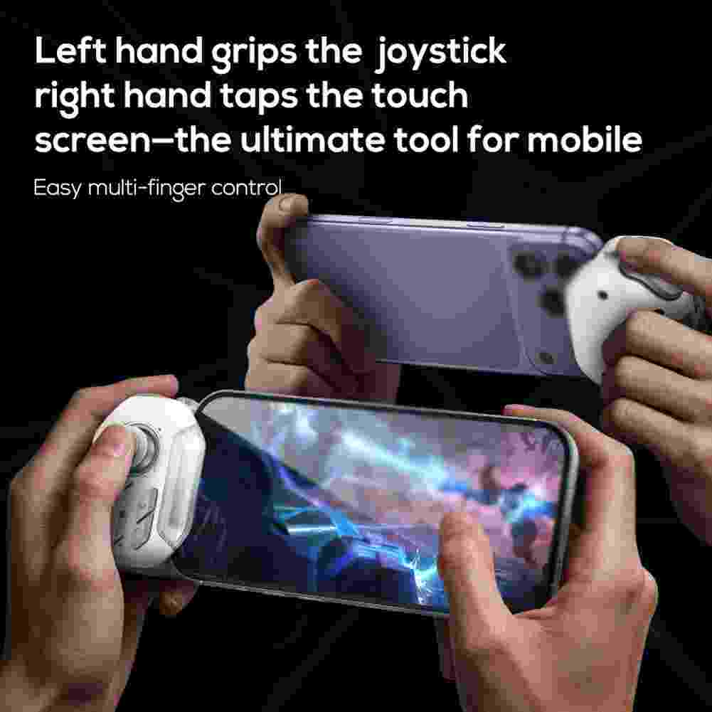 Gaming Accessories For Android - MB07モバイルフォンゲーム用ジョイスティック、RGBカスタムキーとマクロ機能搭載、IOS/Android対応ワイヤレスゲームパッドコントローラー