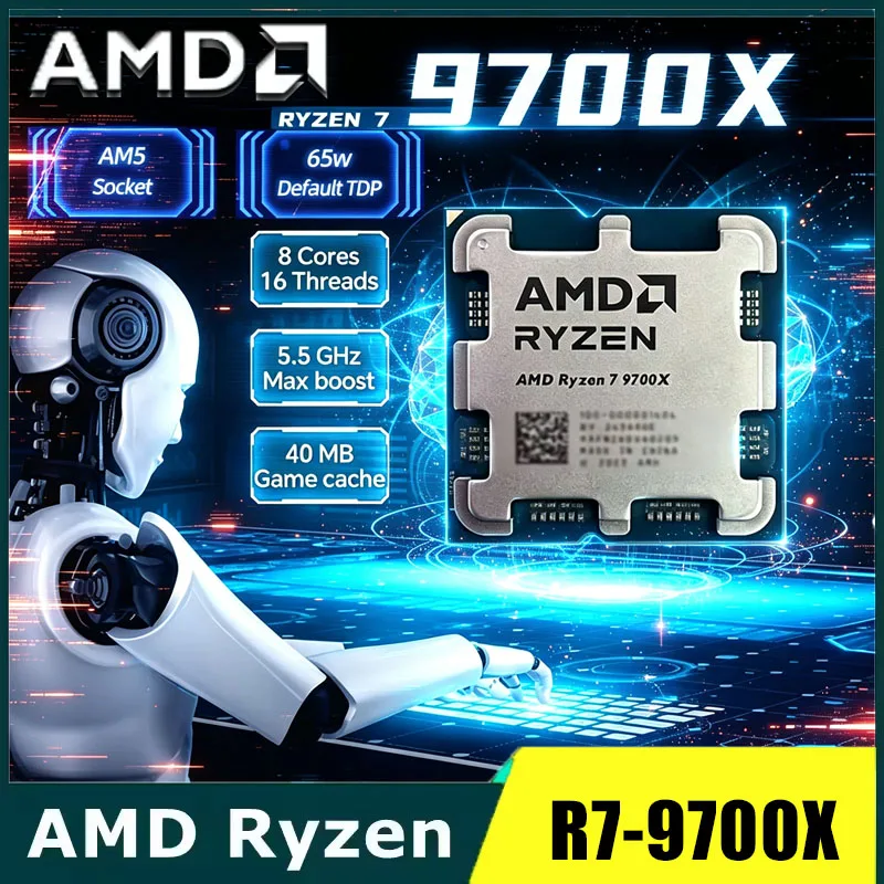 Amd Cpu Ryzen 7 - AMD Ryzen 7 9700X CPUプロセッサー 3.8GHz