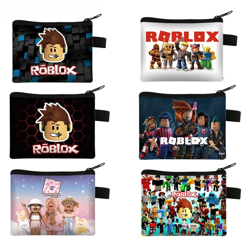 Gaming Accessories Roblox - 新しい Robloxs 小銭入れ財布かわいい漫画アニメポータブルマネーコイン収納袋かわいいミニカード財布キーオーガナイザーギフト