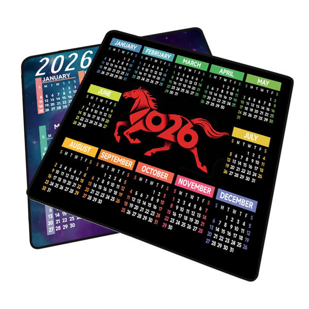 Gaming Office Accessories - 2026 カレンダー マウスパッド 防水 ホーム オフィス