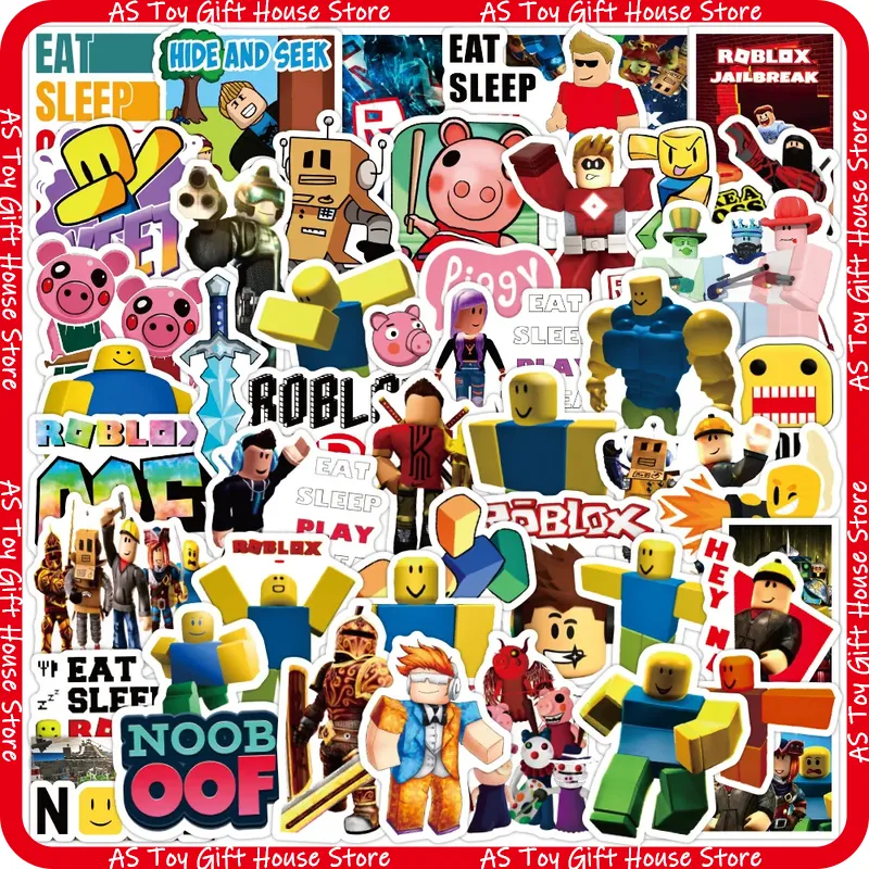 Gaming Accessories Roblox - 50枚入り ロブロックス 防水 クリエイティブ クラシック カートゥーン