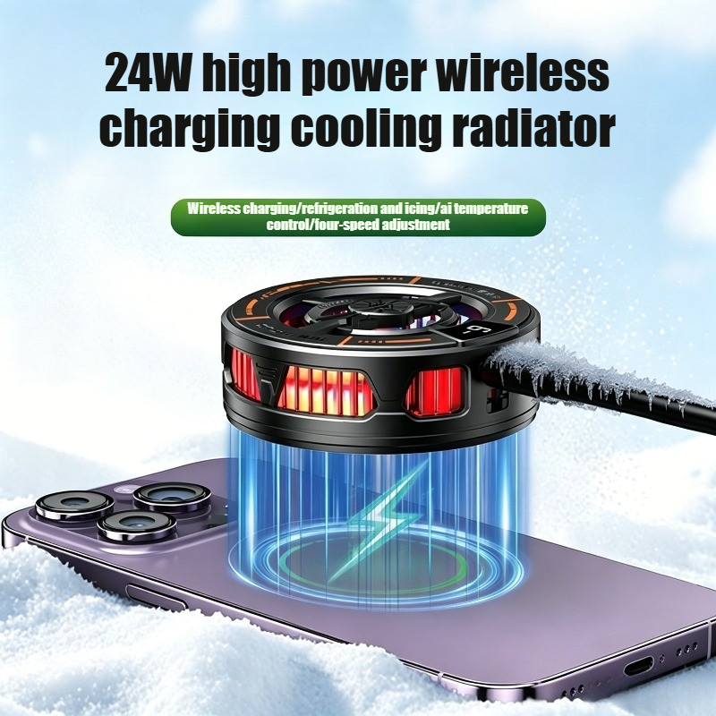 K28 磁気半導体電話クーラー ワイヤレス高速充電器冷却ラジ - Gaming Accessories For Android のレビューと価格