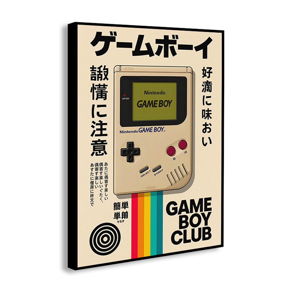 ヴィンテージゲーム機キャンバスウォールアートプリントポスター - Vintage Gaming Accessories のレビューと価格