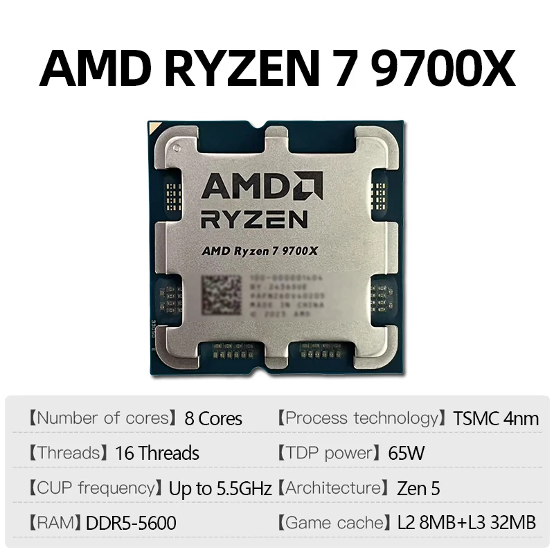 AMD Ryzen 7 9700X CPUプロセッサー 3. - Amd Cpu Ryzen 7 のレビューと価格