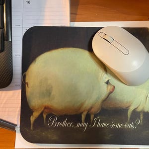 兄弟、オート麦は食べますか？ ミームオフィスマウスパッドかわ - Gaming Accessories To Have のレビューと価格