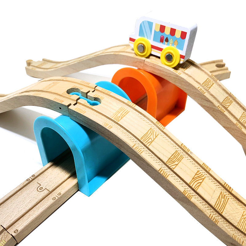 電車木製トラック男の子のおもちゃトラックゲームシーン必須アク - Gaming Accessories To Have のレビューと価格
