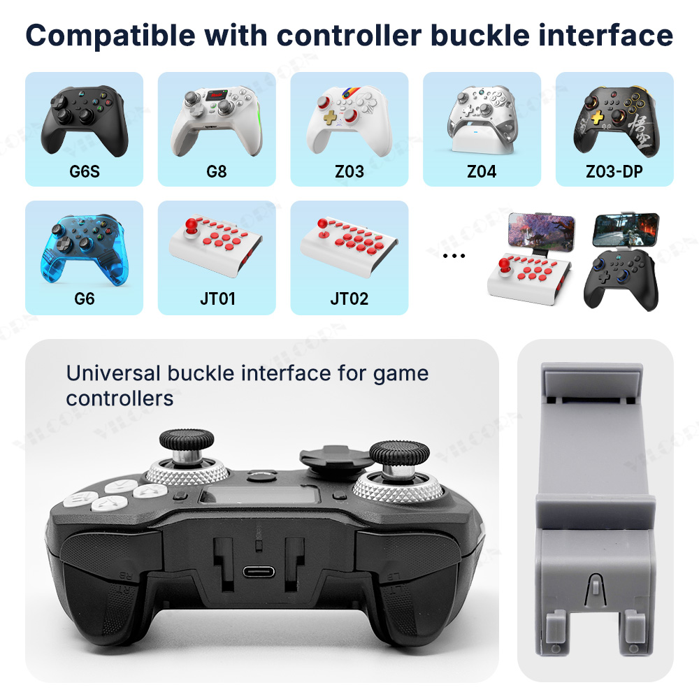 ゲームコントローラー電話ホルダー G6 G6S G8 Z03 - Gaming Accessories For Android のレビューと価格