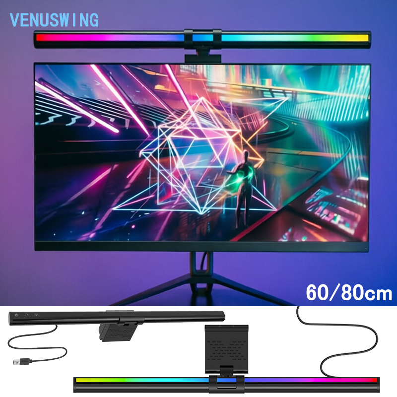 RGB ライト 60/80 センチメートルゲーム雰囲気照明モ - Monitor Light Bar のレビューと価格