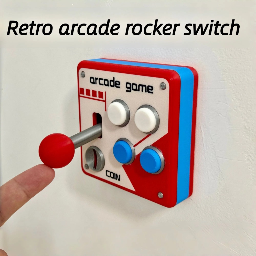 レトロアーケードジョイスティックスイッチプレートカバー、パン - Vintage Gaming Accessories のレビューと価格