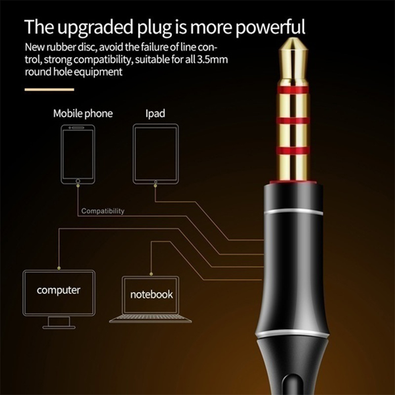 3.5 ミリメートル有線ヘッドフォン HD マイク iPho - Gaming Headphone Accessories のレビューと価格
