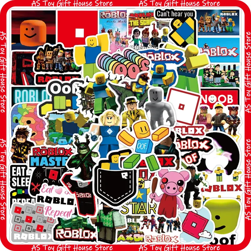 100 個 Roblox ステッカー自己粘着防水ビニールデカ - Gaming Accessories Roblox のレビューと価格