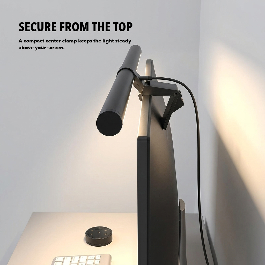 モニターライトバー 5段階の明るさレベル 45度のビーム角  - Monitor Light Bar のレビューと価格
