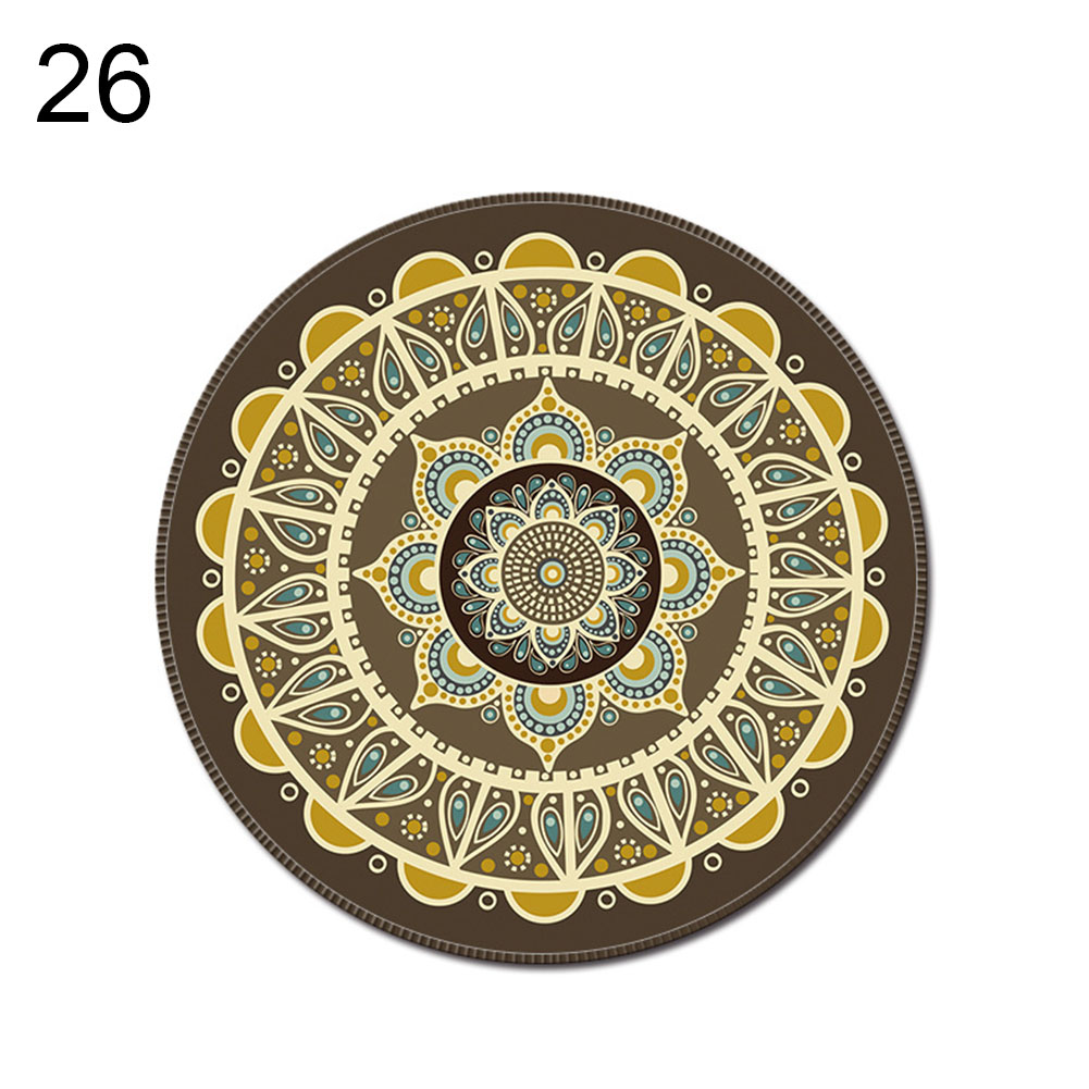 ボヘミアンスタイルの3Dラウンドコンピュータマット,ヴィンテ - Vintage Gaming Accessories のレビューと価格