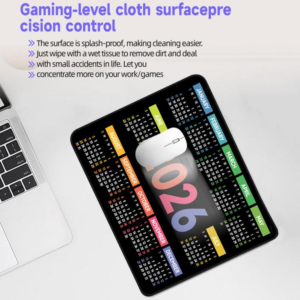 2026 カレンダー マウスパッド 防水 ホーム オフィス  - Gaming Office Accessories のレビューと価格