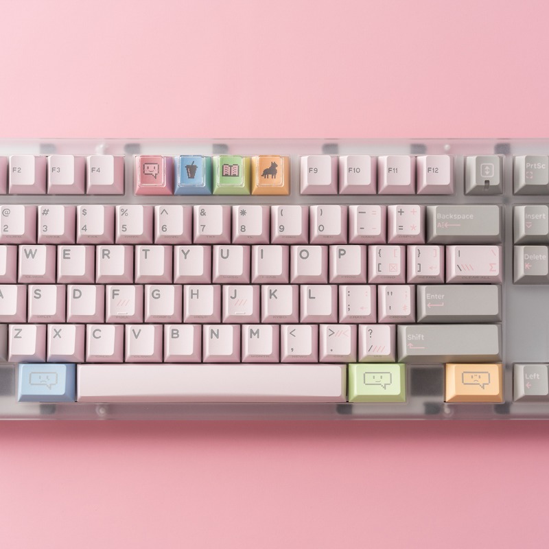 シャイピンクヴィンテージテーマキーキャップセットカスタマイズ - Vintage Gaming Accessories のレビューと価格
