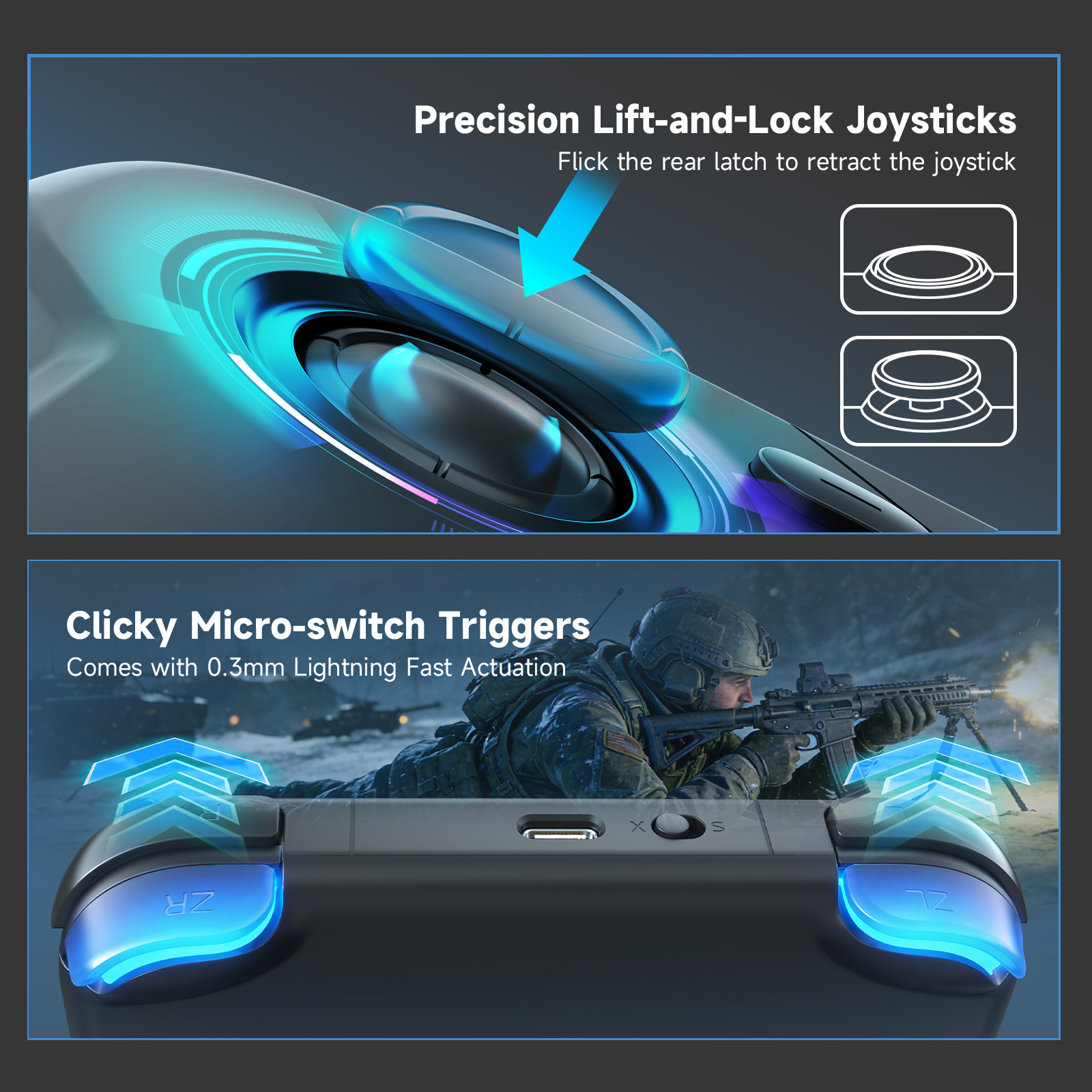 AceGamer コントローラー ゲームパッド Switch - Gaming Accessories For Android のレビューと価格