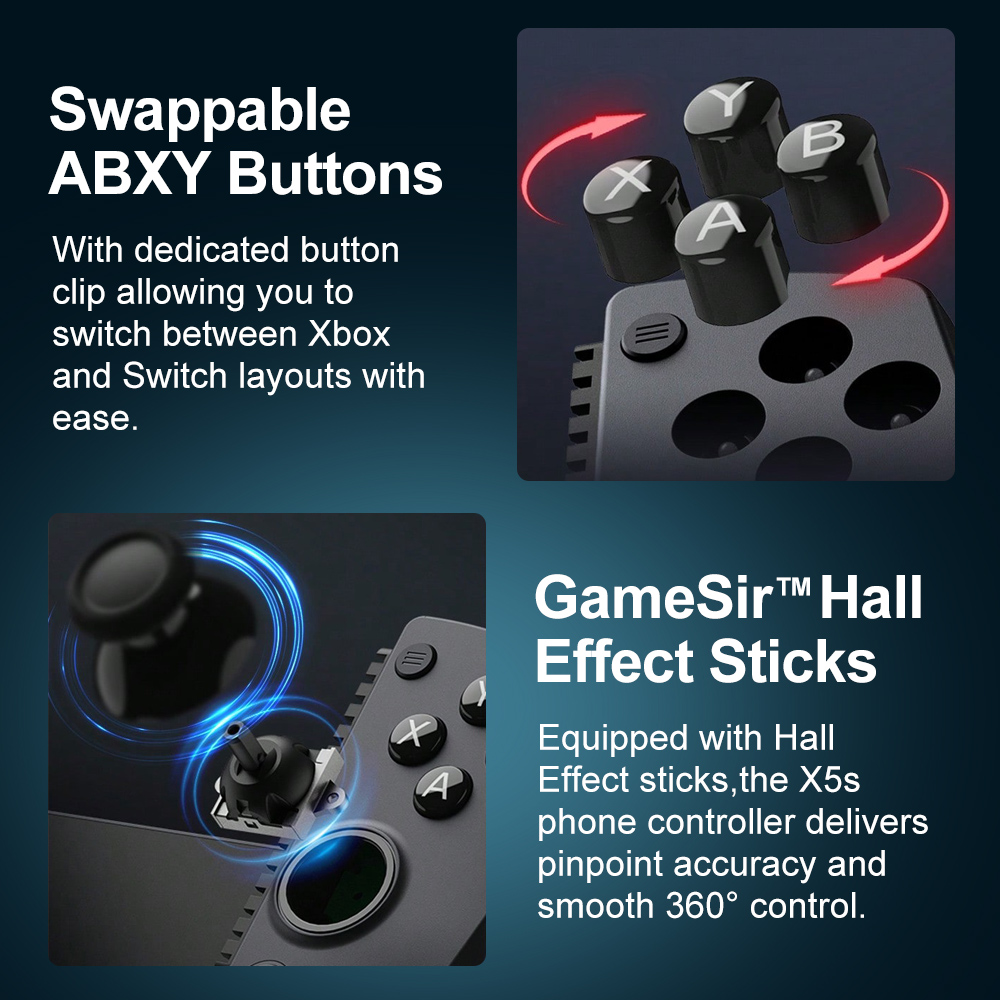 GameSir X5s スマホゲームパッド Android  - Gaming Accessories For Android のレビューと価格