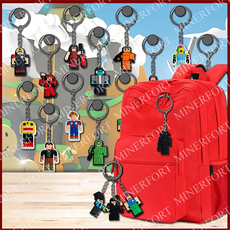 Robloxテーマキーホルダー漫画ゲームロボット付きパーティ - Gaming Accessories Roblox のレビューと価格