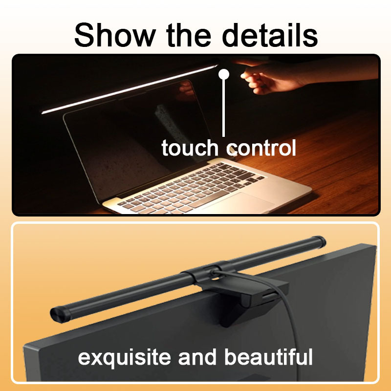 LEDスクリーンハンギングライト USB電源付き 無段階調光 - Monitor Light Bar のレビューと価格