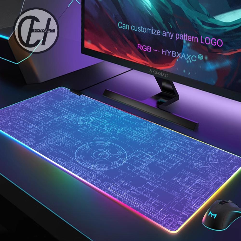 メカニカルドローイングRGBマウスパッド ゲーミングマウスパ - Gaming Accessories Drawing のレビューと価格