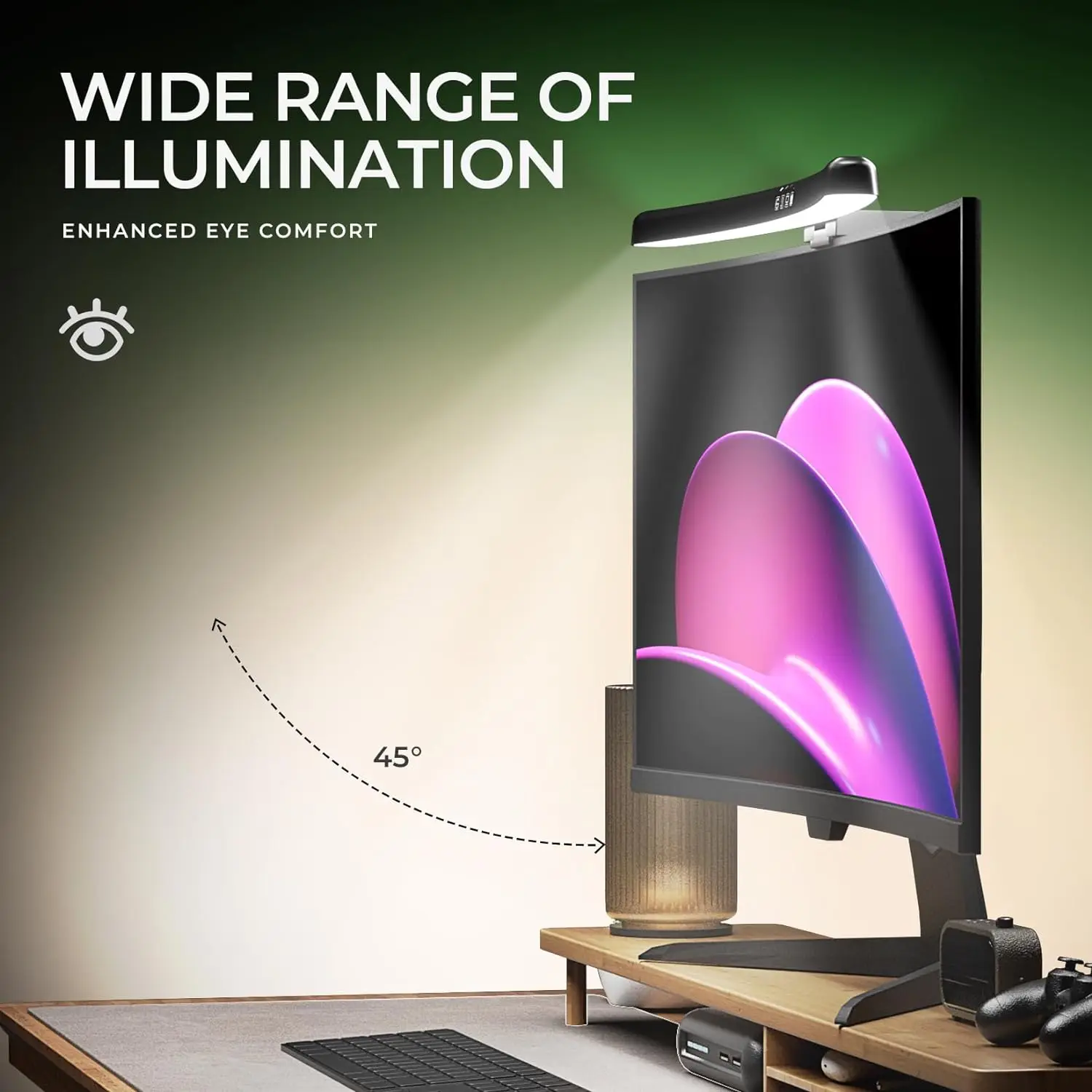 コンピューターモニターライトバーRGB音楽リズムスクリーンハ - Monitor Light Bar のレビューと価格