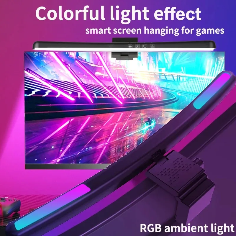 コンピューターモニターライトバーRGB音楽リズムスクリーンハ - Monitor Light Bar のレビューと価格